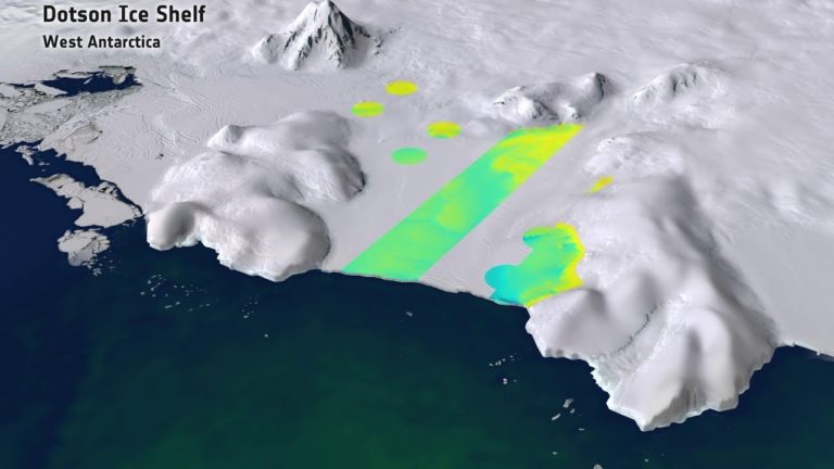 Hidden ice canyons in the making