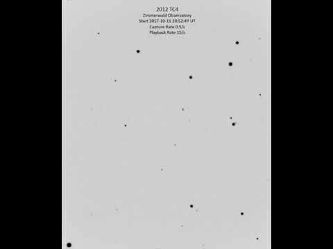 Asteroid 2012 TC4 flyby