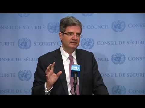 France (President of the Security Council) – Security Council Media Stakeout (11 October 2017)