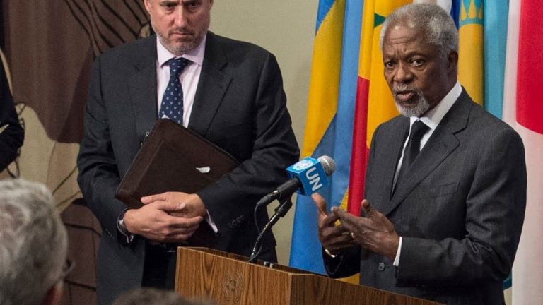 Kofi Annan on the situation in Myanmar – Media Stakeout (13 October 2017)