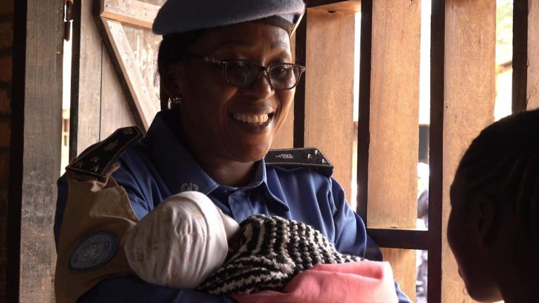 UN police officer shares story on helping vulnerable women in Central African Republic