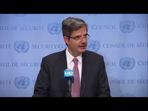 SC President (France) on the situation in the Middle East – Media Stakeout (26 October 2017)