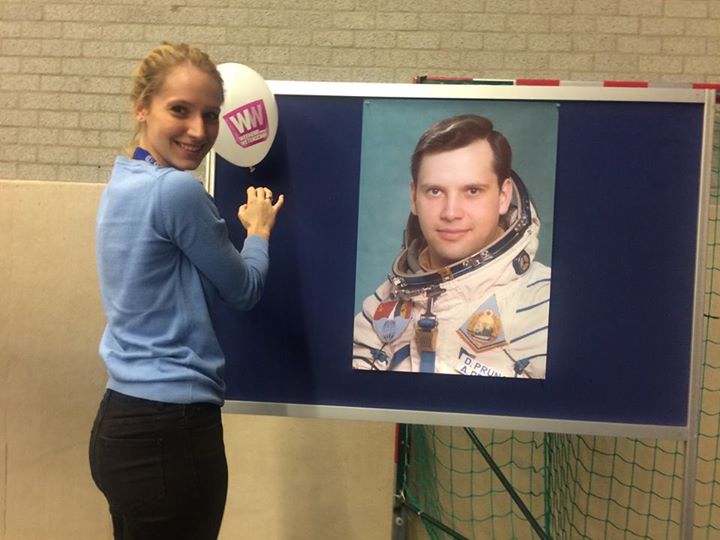 Signage: check! Astronauts: check! Exhibits: check! Are you ready? Today’s the d…