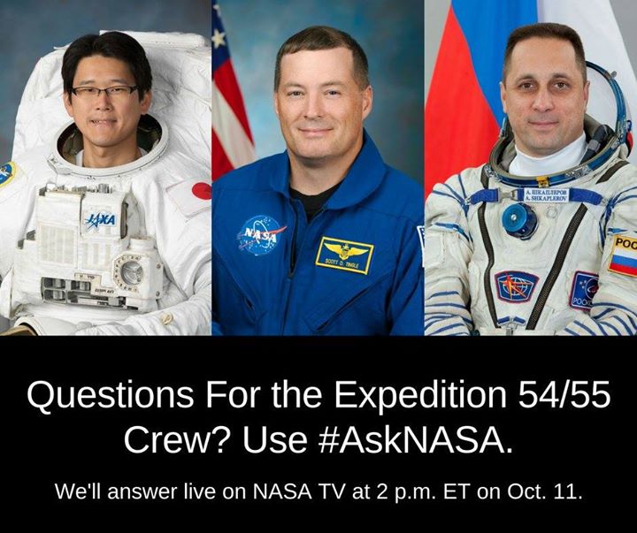 At 2 p.m. EDT, meet the next three humans launching to the I…
