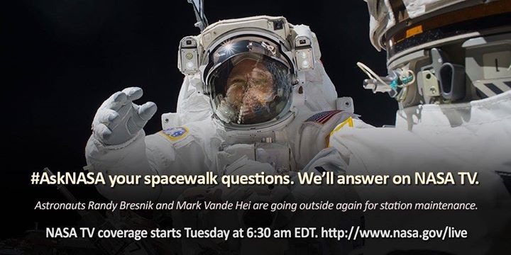 The second of two spacewalks this month happens tomorrow. Se…