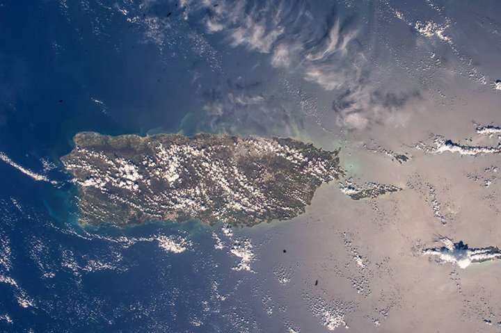 Astronaut Joe Acaba captured Puerto Rico from the cupola of …