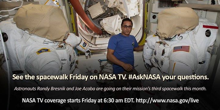 While you’re making coffee tomorrow, two astronauts will be …