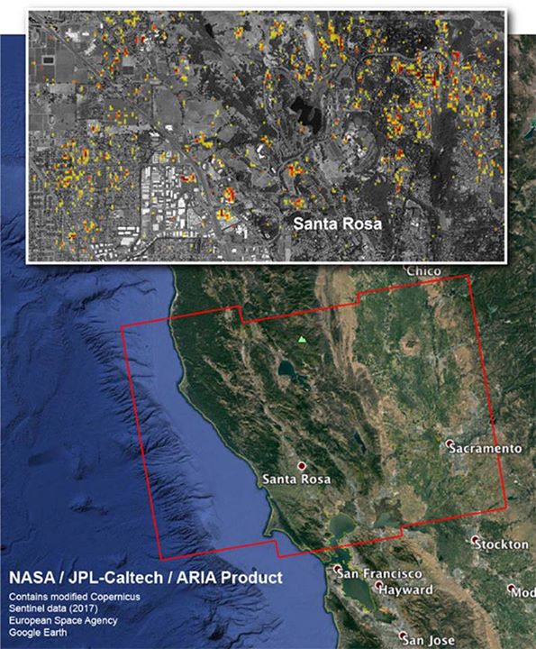 Using before/after satellite imagery, new damage map aids Ca…