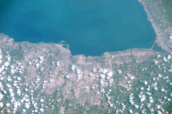 Another one just in from Paolo!Hello from space Toronto! #VITAmission