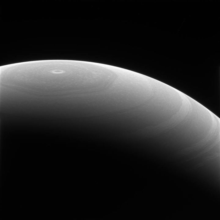 Our Cassini spacecraft viewed Saturn’s distinct six-sided po…