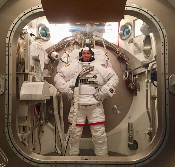 ESA astronaut Alexander Gerst says: “Yesterday, my colleague Jeanette Epps was i…
