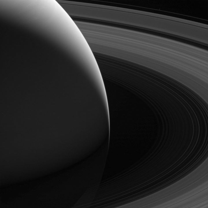 Our Cassini spacecraft captured graceful lanes of orbiting i…