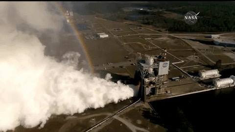 We’re getting ready to test fire one of the four rocket engi…