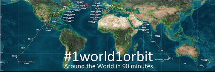 The crew will photograph our home planet for one whole orbit…