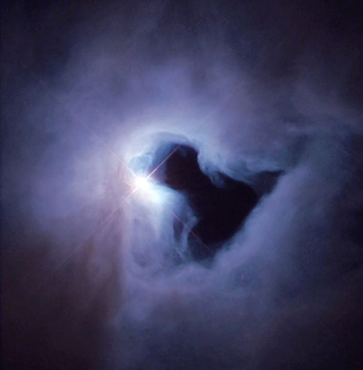 This spooky Halloween-themed image from the NASA/ESA Hubble Space Telescope, res…