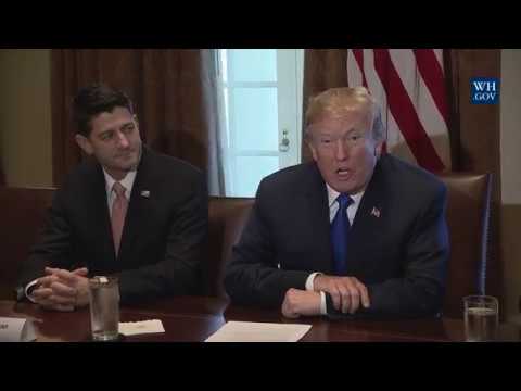 President Trump Meets with House Republican Leaders and Republican Members