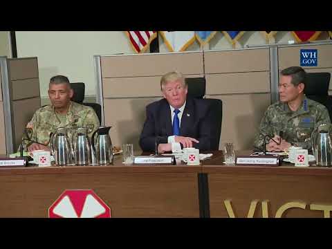 President Trump Receives an Operational Briefing