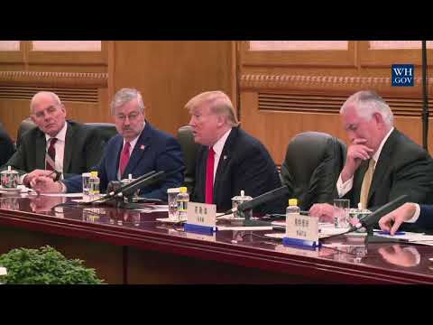 President Trump Participates in an Expanded Bilateral Meeting with President Xi Jinping