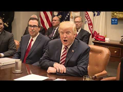 President Trump Participates in a Tax Reform Industry Meeting