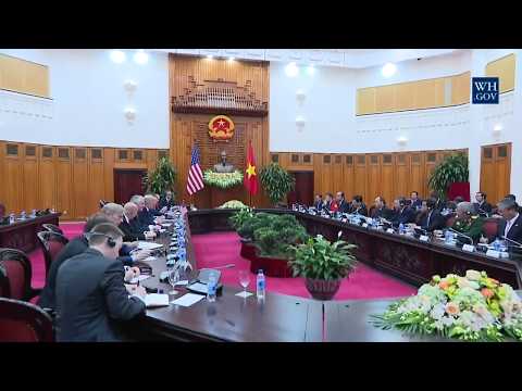 President Trump Participates in a Bilateral Meeting with Prime Minister Nguyen Xuan Phuc of Vietnam