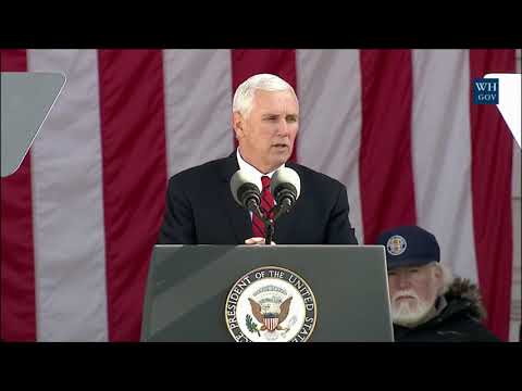 Vice President Pence Participates in a Wreath Laying Ceremony and Delivers Remarks