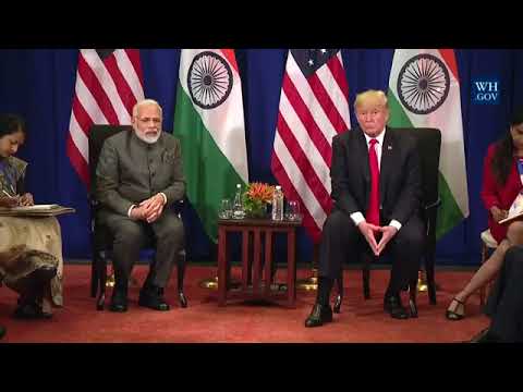 PM Modi and President Trump in a Bilateral Meeting at Manila, Philippines