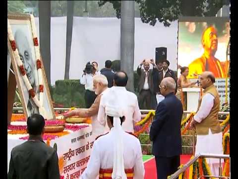 PM Modi pays tribute to Sardar Patel on his Birth Anniversary