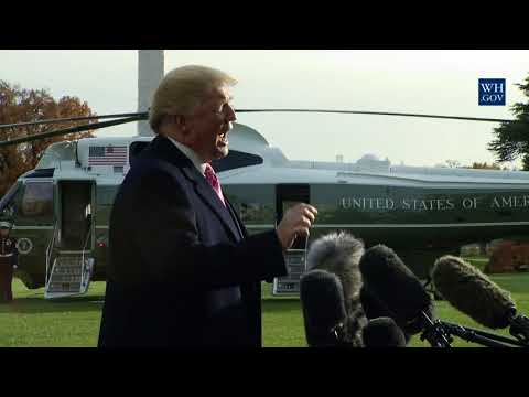 President Trump Remarks Before Marine One Departure