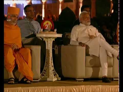 PM  Modi Attends Silver Jubilee Celebration of Akshardham, Gujarat