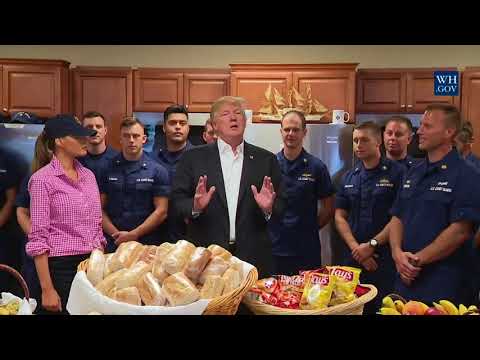 President Trump Remarks at Coast Guard Station Lake Worth Inlet