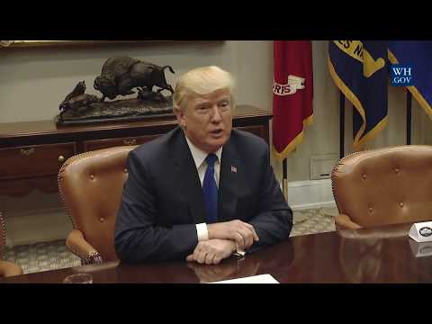 President Trump Gives Remarks to the Pool