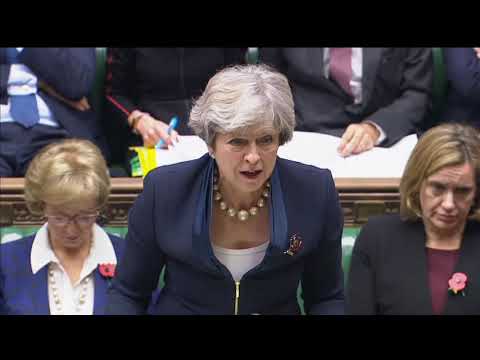 Prime Minister’s Questions: 1 November 2017