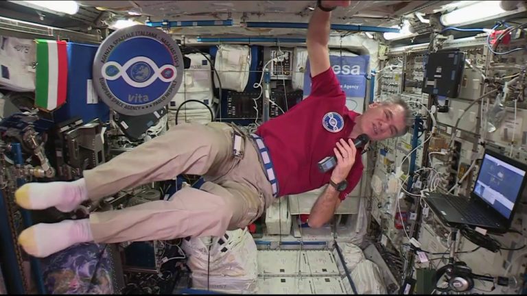 Space Station Crew Member Discusses Live in Space with Italian Prime M…