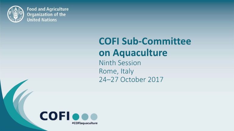 Ninth Session FAO COFI Sub-Committee on Aquaculture
