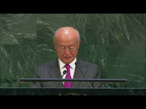 Yukiya Amano (IAEA Director General) on the IAEA Report – General Assembly