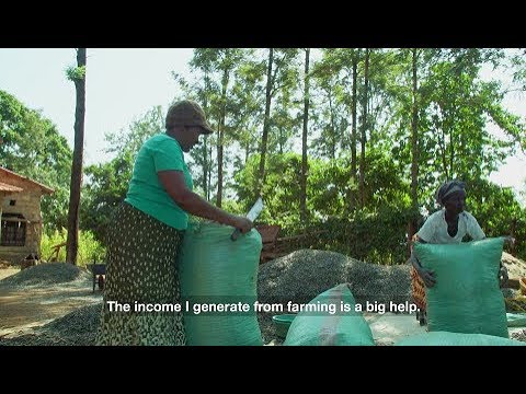 Lydia Kamba, a conservation agriculture farmer in Kenya