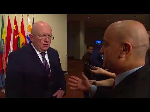 Vassily Nebenzia (Russia) on the situation in the Middle East – Media Stakeout