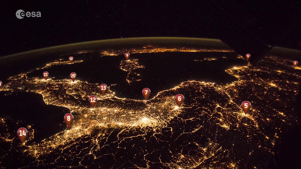 Test your geography skills in this timelapse over Europe!