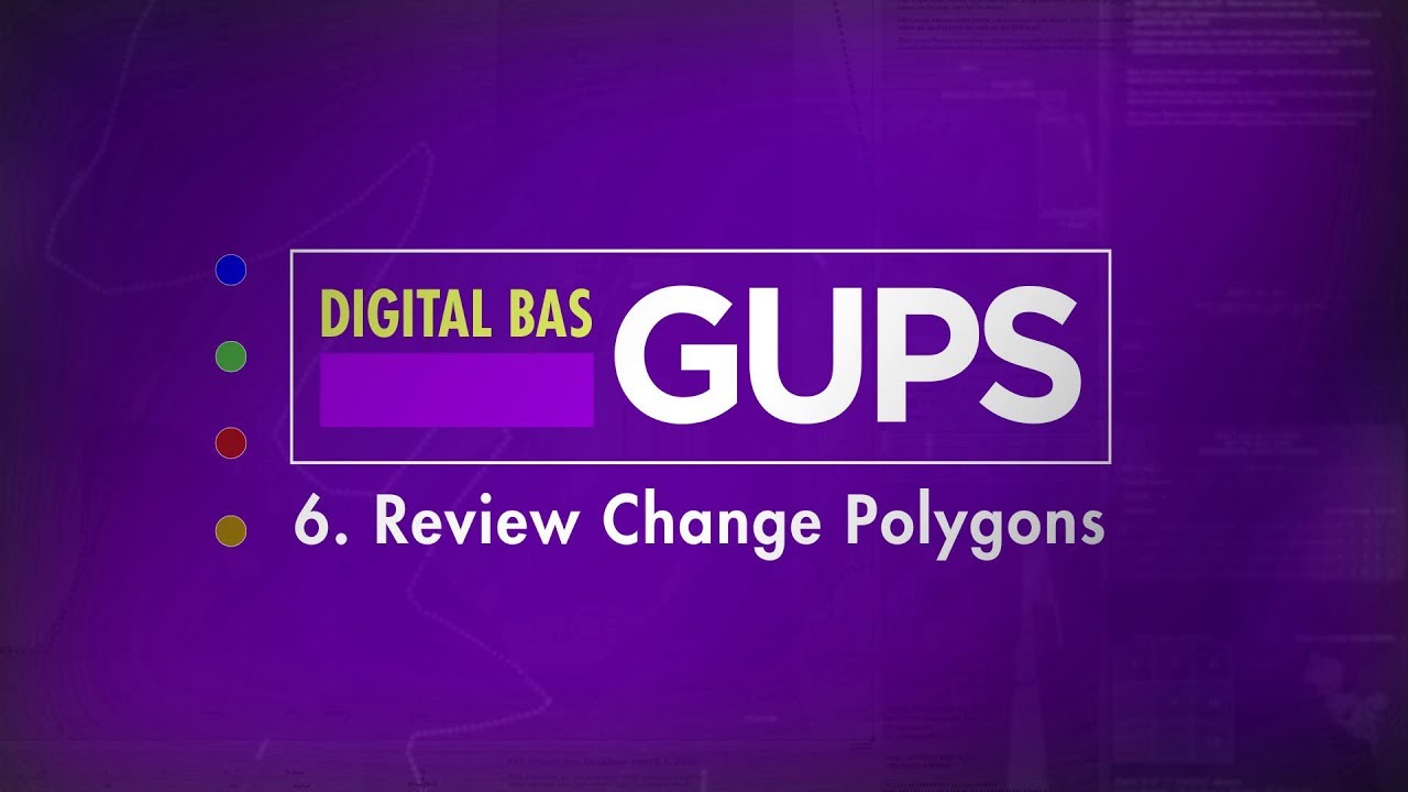BAS: Digital BAS-GUPS 6. Review Change Polygons