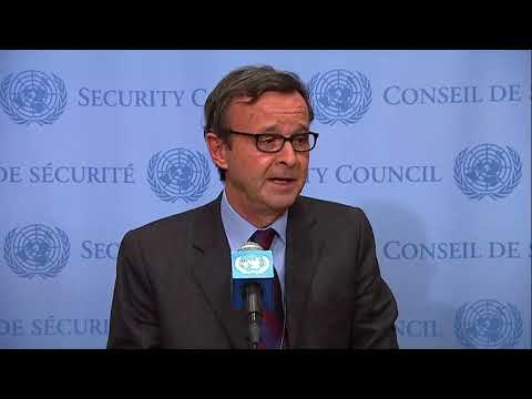 SC President, Sebastiano Cardi (Italy) on Western Sahara, Iraq, and other topics – Media Stakeout