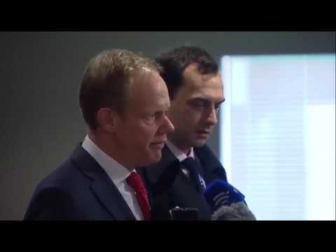 Matthew Rycroft (UK) on trafficking of persons & other matters – Media Stakeout (21 November 2017)