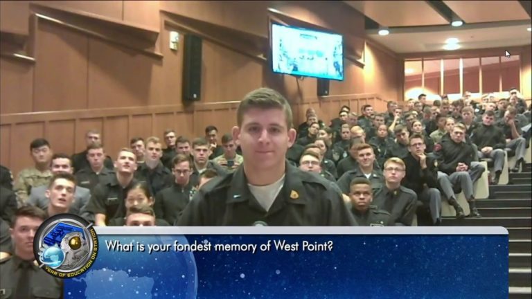 Space Station Crew Discusses Life in Space with West Point Cadets