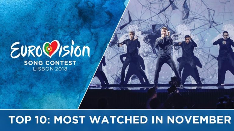 TOP 10: Most watched in November 2017 – Eurovision Song Contest