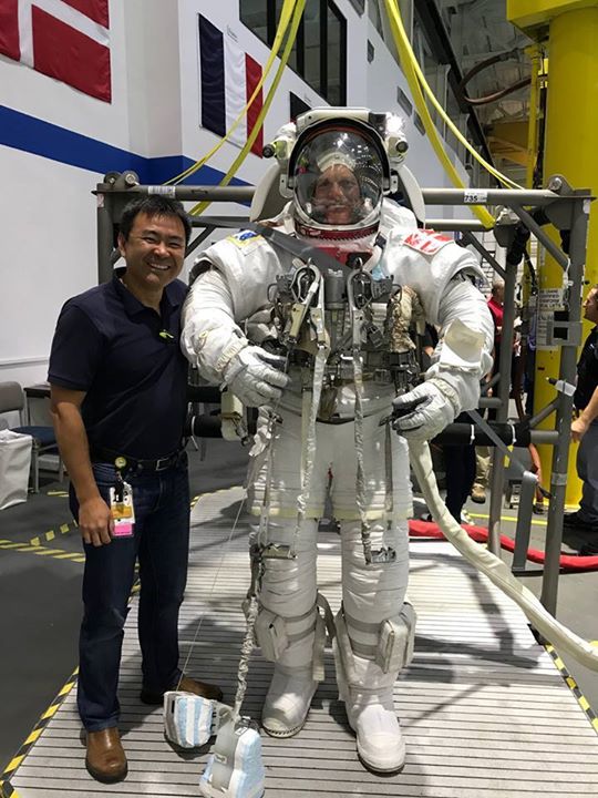 :-)Thanks for the birthday wishes! Spent the day practicing a spacewalk in the p…