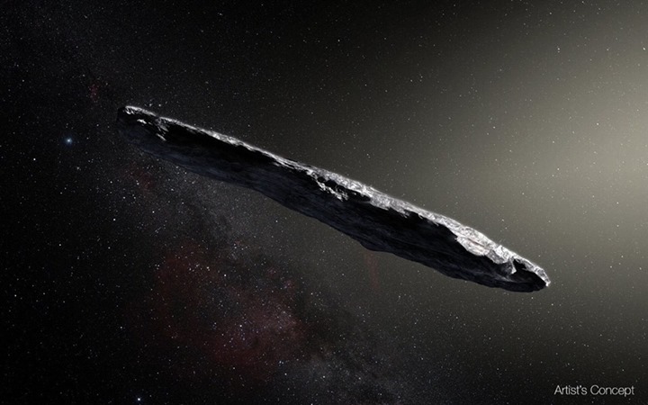 An interstellar visitor…scientists have confirmed that an in…