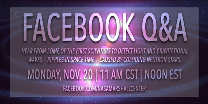 Join NASA’s Marshall Space Flight Center at noon ET tomorrow…