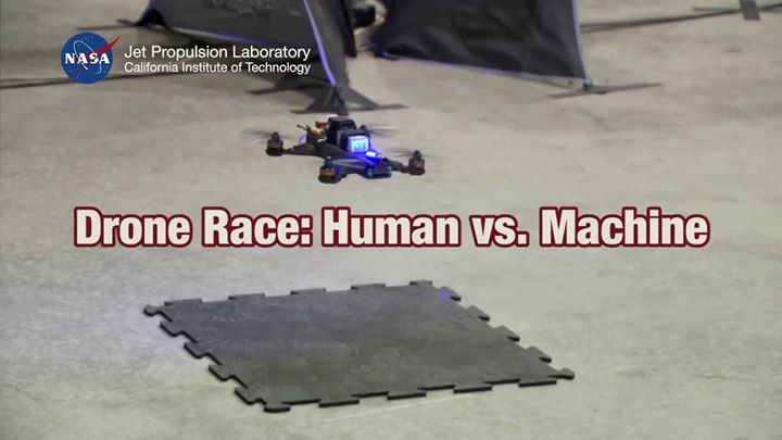 Drone Race: Human vs. Artificial Intelligence (A.I.). Who wi…