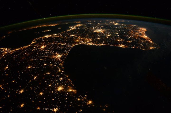 Good night from the International Space Station.  France Spa…