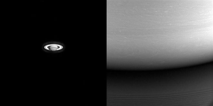 An epic journey to Saturn. These two images illustrate just …