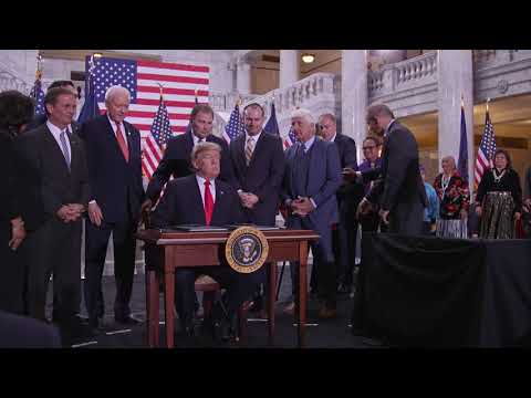 President Trump in Utah